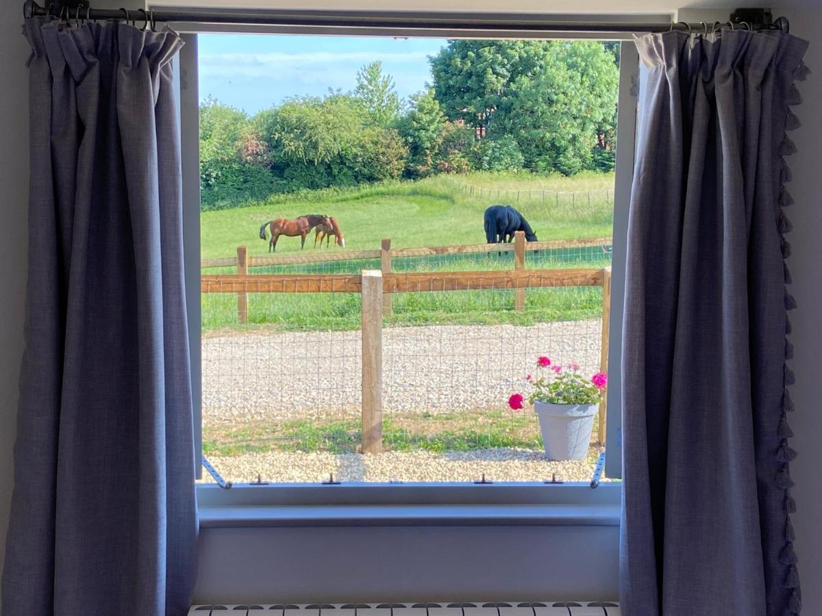 Glebe Barn, Little Glebe Farm Apartment เชลเทนแฮม ภายนอก รูปภาพ